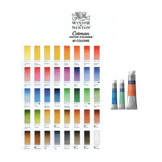 สีน้ำ WINSOR &amp; NEWTON Cotman ขนาด 8 ml. และ 21ml.