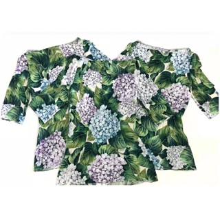 NEW Dolce&amp;Gabbana Top Hydrangeas