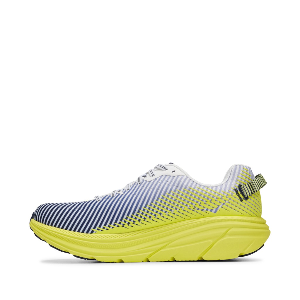 Hoka Men's Rincon 2 Blanc DE Blanc / Citrus รองเท้าวิ่งถนน ผู้ชาย bananarun ThaiPick