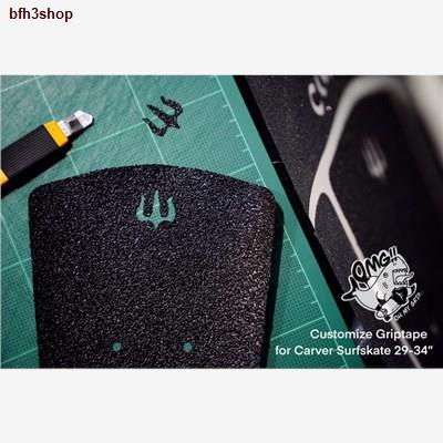 จัดส่งทันที⚡️พร้อมส่ง⚡️กริปเทป Griptape Carver 2020 Surfskate กระดาษทราย สเก็ตบอร์ด ขนาด 34.25”x11”