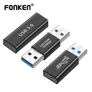 Fonken Usb 3.0 Micro Usb Type-C Otg ปลั๊กแจ็คอะแดปเตอร์ชาร์จ Male To Female F-F M-F แปลงไฟ