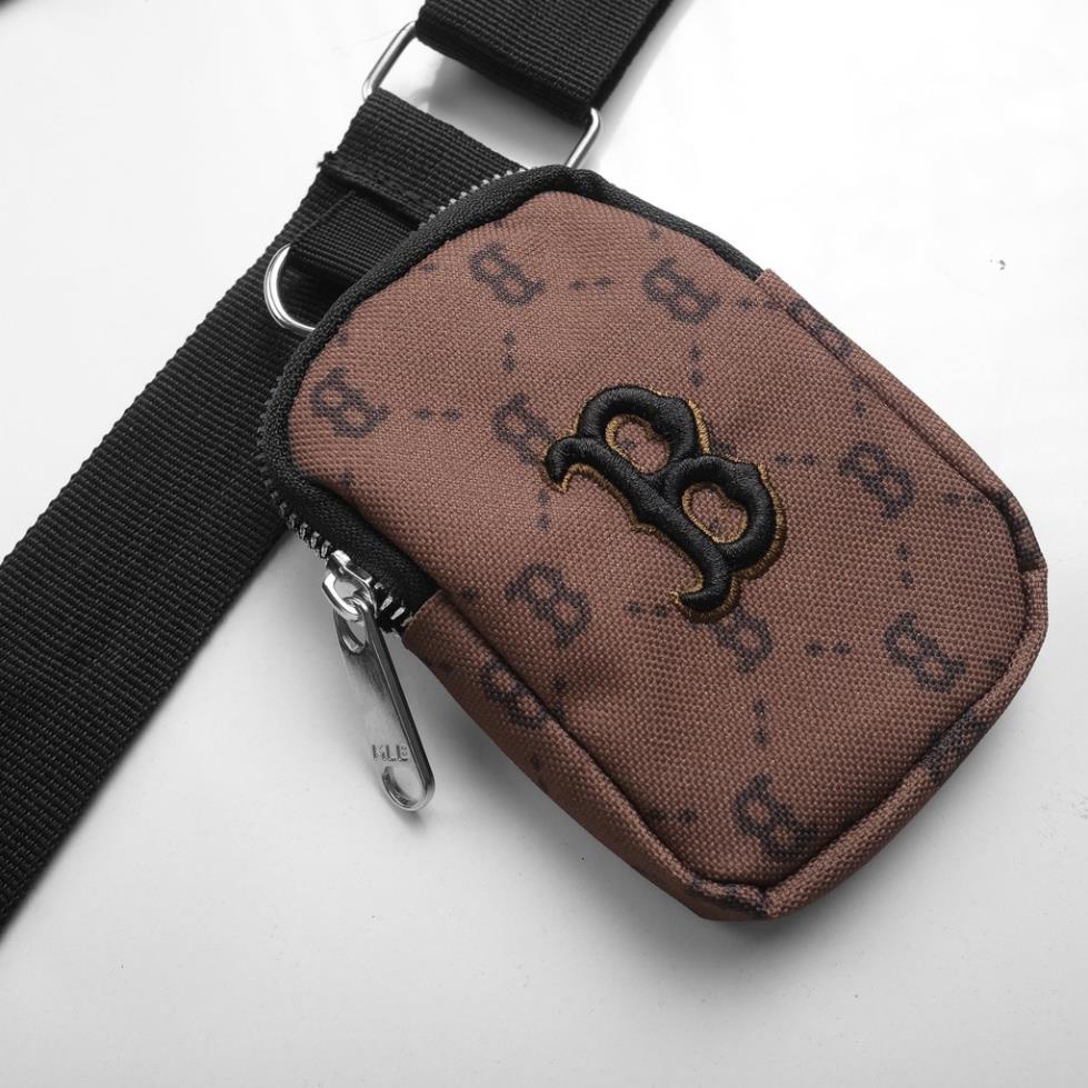 Mlb MONO NEW YORK x BOS TON CROSSBACK BAG.ผ้า POLYESTER คุณภาพสูง, กันน้ํา 3D EMBROIDERRED LOGO มาตรฐานแท้