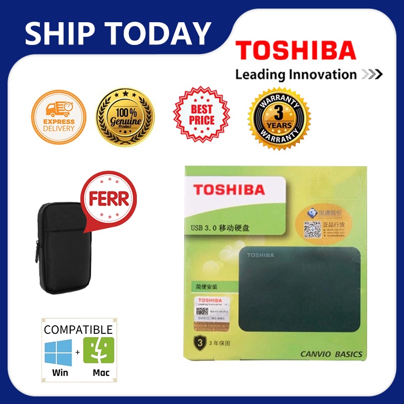 Toshiba V9 External Hard Drive 500GB 1TB 2.5 Inch USB 3.0 Hard Disk Original Toshiba HDD 500GB 1TB