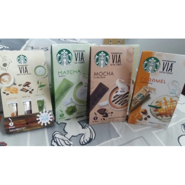 Starbucks via tea and coffee essences