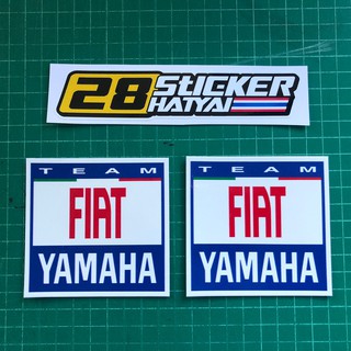 สติ๊กเกอร์ TEAM FIAT YAMAHA