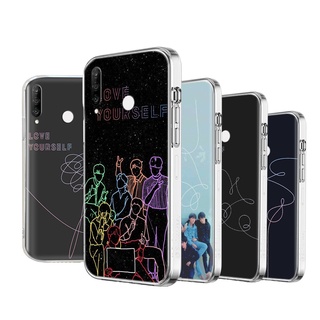 Wi-17 เคสโทรศัพท์มือถือแบบนิ่ม ใส ลาย Bangtan Boys Love Yourself สําหรับ Samsung M23 5G M33 M52 M53 M31 M51 M31 M30S A22 A32