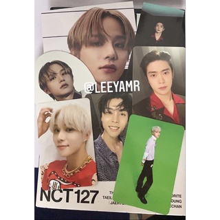 [พร้อมส่ง] การ์ด nct127 sticker / Fav / Seoul /สตก.โดยอง