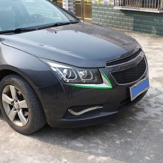 สติกเกอร์โครเมี่ยม Abs สําหรับติดตกแต่งไฟหน้ารถยนต์ Chevrolet cruze sedan 2009-2014