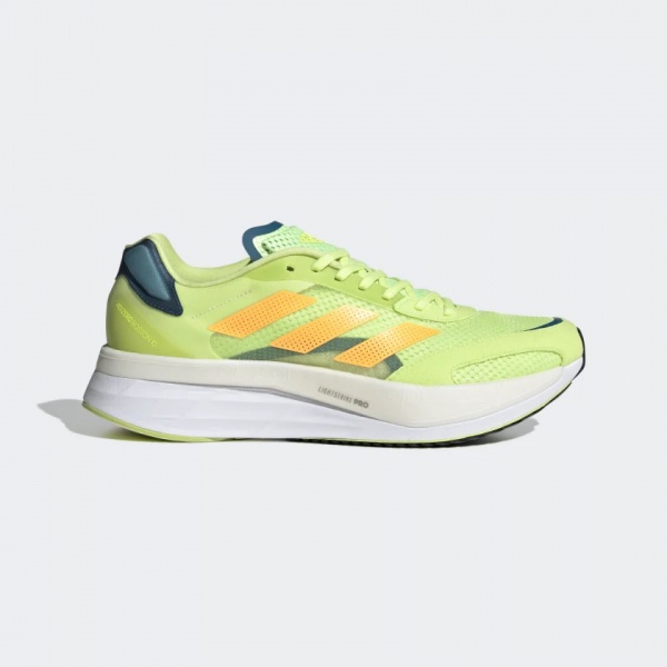Adidas รองเท้าวิ่งผู้ชาย Adizero Boston 10 | Pulse Lime/Flash Orange/Real Teal ( GY0927 )