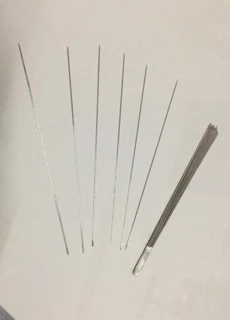 เข็มสเตนเลสอย่างดีราคาถูก เข็มร้อยมาลัย