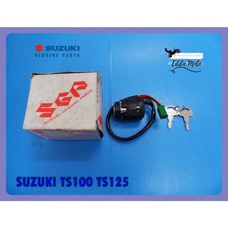 SUZUKI TS100 TS125 START ENGINE SWITCH with KEY SET "GENUINE PARTS"  // สวิทซ์กุญแจ ของแท้ ซูซุกิแท้ รับประกันคุณภาพ