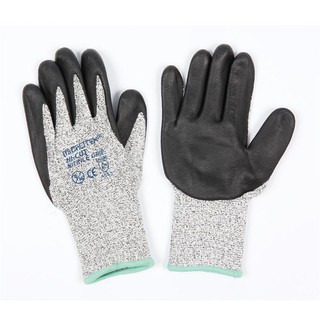 ถุงมือ Hi-Cut Nitrile M เทา ไมโครเท็กซ์ Hi-Cut Nitrile M Gloves, Gray Microtex