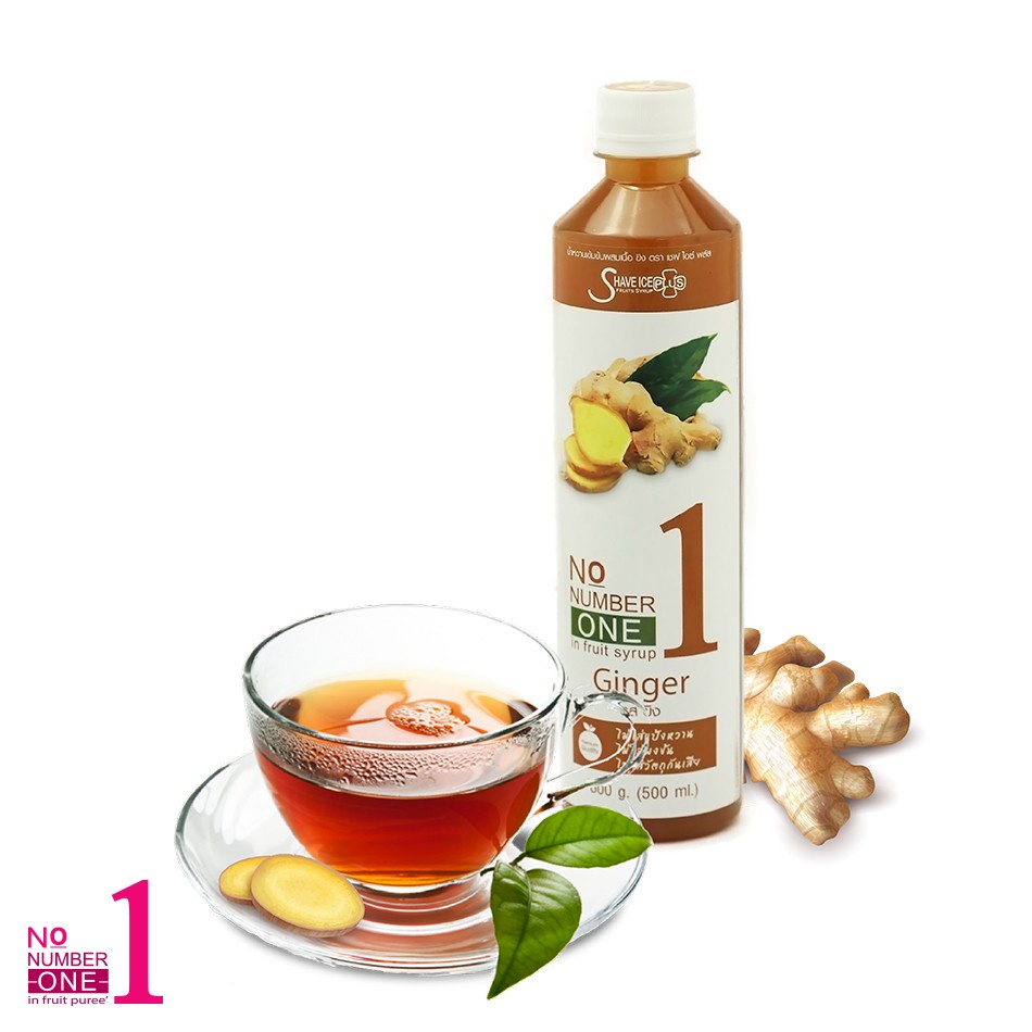เชฟไอซ์ รุ่น พลัส นัมเบอร์วัน (ฟรุ๊ตเบส) รส ขิง 500 มล. | น้ำเชื่อมผสมเนื้อผลไม้ สำหรับขนม เบเกอรี่ และสมูทตี้ - รูปที่ 3
