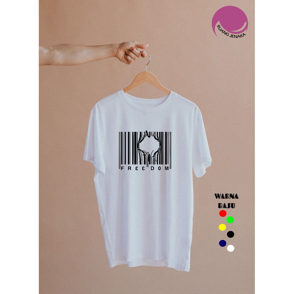 เสื้อยืด FREEDOM ดั้งเดิมสุดเท่