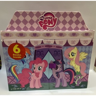 ส่งฟรี ได้coin หนังสือเล่มน้อย My little Pony pocketbook USA 6เล่ม ในกล่องน่ารัก ใหม่ไม่ผ่านการใช้งาน กล่องมีรอยบ้าง