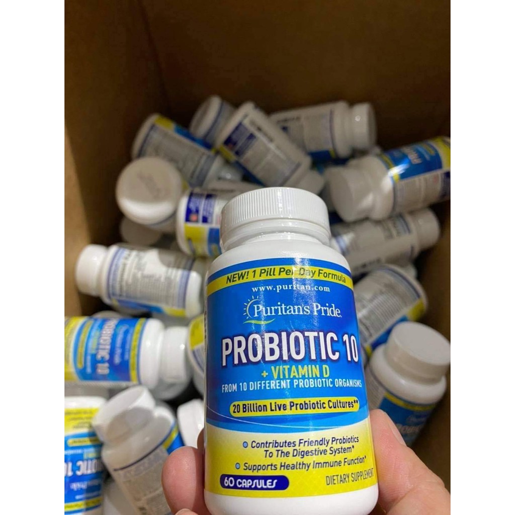 Probiotic10 Vitamin D 20 Billion 60 Capsules