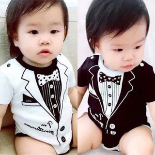 (2 ตัวต่อเซ็ท)บอดี้สูทเด็ก สกรีนลายน่ารักๆ