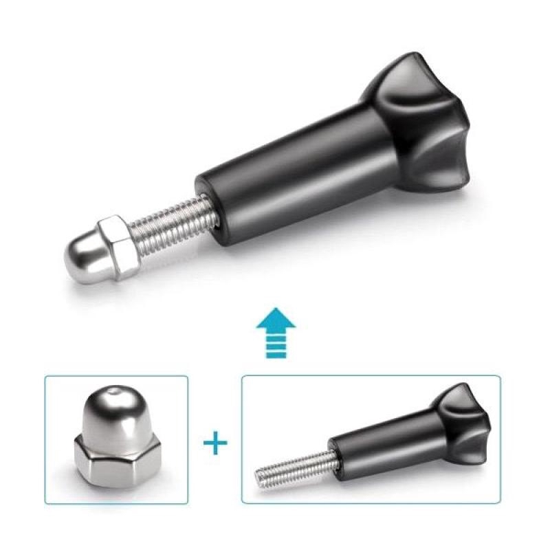 อะแดปเตอร์ขาตั้งกล้อง พร้อมสกรู 1/4 สำหรับ GoPro SJCam Xiaomi YI