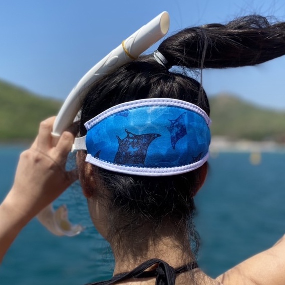 MASK STRAPCOVER by Odyssey™ผ้ารองสายรัดหน้ากากดำน้ำ✅สินค้าของแท้💯Limited Edition 2022-23Neoprene 3mm
