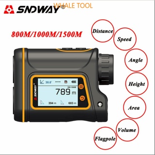 Sndway กล้องโทรทรรศน์เลเซอร์ดิจิตอล Rangefinder สําหรับล่าสัตว์