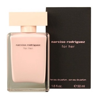 JUL02 ส่งฟรี NARCISO RODRIGUEZ Narciso for Her EDP 50ml กล่องซีล  น้ำหอม