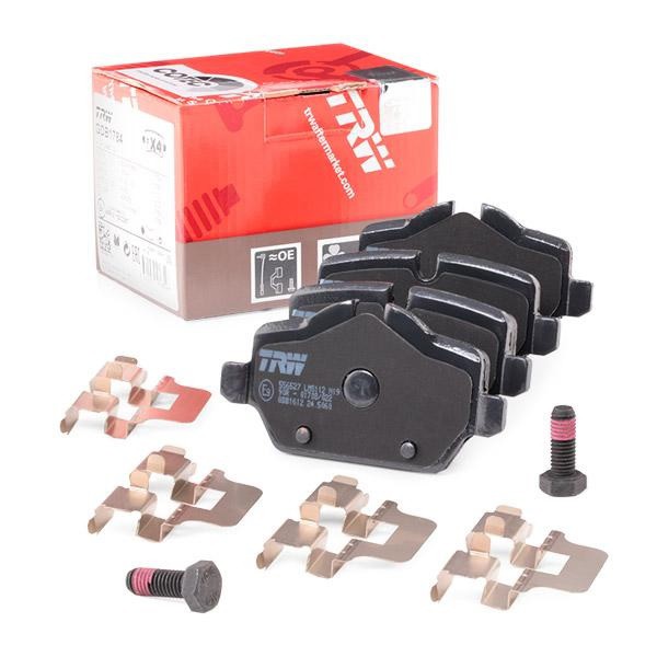 BMW MINI ผ้าเบรคหลัง TRW รุ่น BMW E90 MINI R60 เบอร์ GDB1612