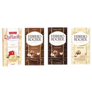 Ferrero Rocher Crunchy Bar 90g และ แผ่นใหญ่ 270g. EXP.24/11/23