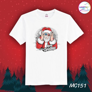 เสื้อยืดคริสต์มาส เสื้อคริสต์มาส Christmas &amp; Happy new year (MC151)