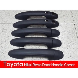ครอบมือจับประตู TOYOTA REVO/FORTUNER 4 ประตู (ดำ)