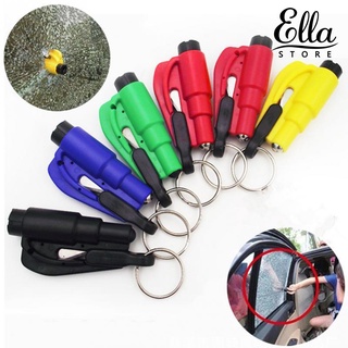 Ellastore123 ค้อนฉุกเฉิน ขนาดเล็ก สําหรับตัดเข็มขัดนิรภัย หน้าต่างรถยนต์