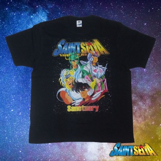 T-shirt  เสื้อยืด ขนาดใหญ่ พิมพ์ลายการ์ตูน Saint Seiya Saint Seiya สไตล์วินเทจ สําหรับทุกเพศS-5XL