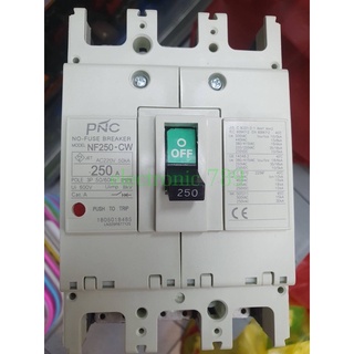 เบรกเกอร์ PNC NO-FUSE BREAKER NF250-CW JET AC220V 50KA   250A   POLE 3P 50/60Hz