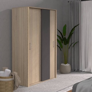 Inhome Furniture ตู้เสื้อผ้าบานเลื่อน W120×D60×H200 รุ่น WD-1262 Inhome Furniture Sliding Wardrobe W120×D60×H200 WD-1262