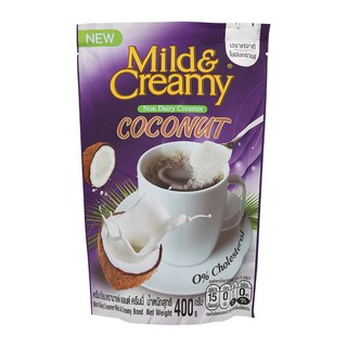 มายด์แอนด์ครีมมี่ครีมเทียมถุงตั้ง 400กรัม Mild &amp; Creamy Creamer Set Bag 400 g.