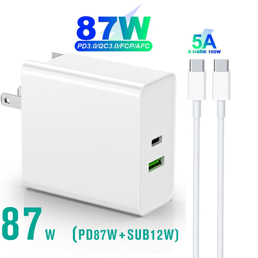 87W 65W 45W 36W USB Type C PD Charger USB C Power Laptop Adapter for iPad Pro / iPad Airi 4 / MacBoo