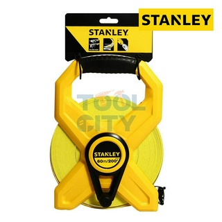 STANLEY 34-794เทปวัดที่แนบไฟเบอร์กลาสขนาด 60เมตร