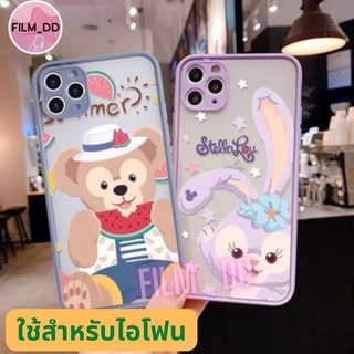 🦢 -พร้อมส่งในไทย-เคสขอบสีลายการ์ตูนเคสกันรอยกล้อง  ใช้สำหรับ IP ทุกรุ่น #886