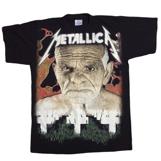 เสื้อยืดวงโอเวอร์ปริ้น OVP 90’ METALLICA งานบูทเลท Size’ L  680฿ งานสวยมาก