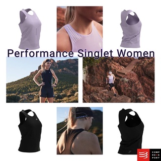 Compressport เสื้อวิ่งแขนกุด ผู้หญิง PERFORMANCE SINGLET Women 39g