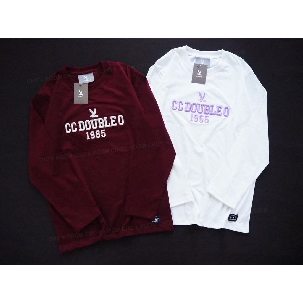 เสื้อยืดแฟชั่น🥼แขนยาว งานปักนูน✂งานป้าย คอตตอน100%(S,M,L,XL) Long 04.