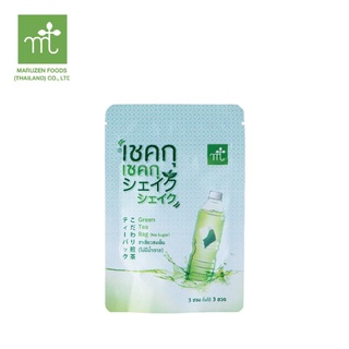 ชาเขียวชงเย็นเชคกุ เชคกุ แพ็ค 6 ถุง Green Tea Bag (No Sugar)