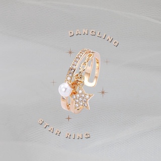 Dangling star ring I @trophies.co