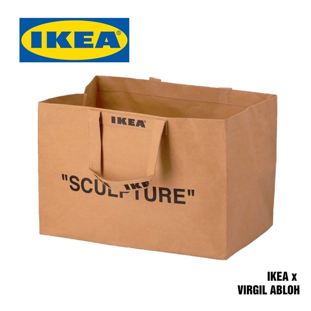 Virgil Abloh x IKEA MARKERAD Large Bag Brown (ขนาดใหญ่)