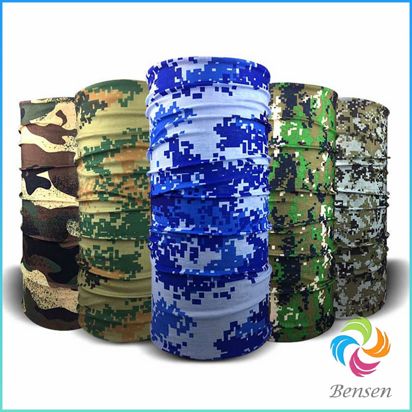 Bensen [A679] ผ้าบัฟกันฝุ่น โพกหัว ผ้าปิดหน้า กันแดด เลือกลายได้ แดด UV Magic turban