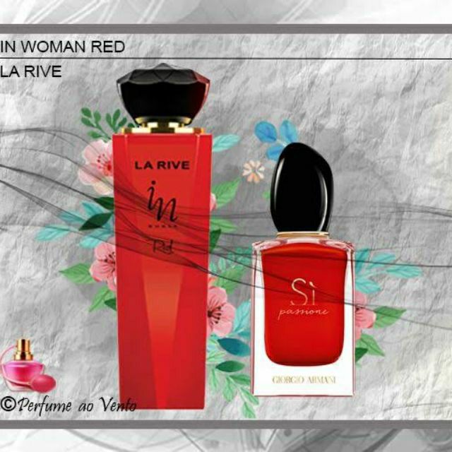 ⚡แบ่งขาย⚡ la rive in woman red | dupe giorgio armani passione  น้ำหอมแท้เยอรมัน | Shopee Thailand