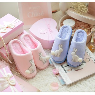 พร้อมส่ง!!! รองเท้าใส่ในบ้าน slipper กระต่ายน้อย