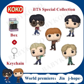 【BTS】พวงกุญแจไวนิล รูปตัวละคร Rocks BTS (Dynamite) Funko Pop ของขวัญวันเกิด