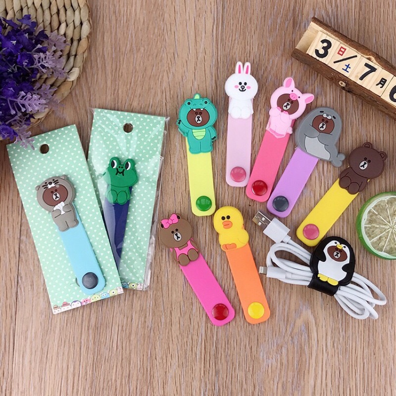 kingshopping  TT073 (ร้านไทย) ที่รัดสายชาร์จและสายหูฟัง(29ลาย คละลาย) (มือถือและอุปกรณ์เสริม) - รูปที่ 4