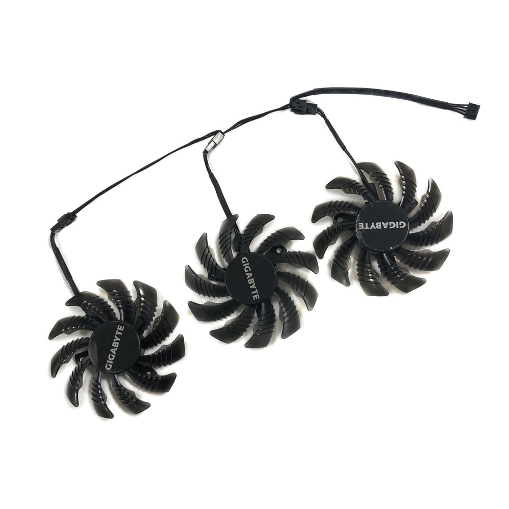 3 ชิ้น/เซ็ต 75 มม. T128010SU GPU Cooler สําหรับ GIGABYTE RX 5700 5600 6700 XT RTX2060 SUPER GAMING O