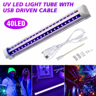 20W 30 ซม.หลอด UV LED UV โคมไฟสีดำ 395NM บาร์ปาร์ตี้คลับ DJ AC85-265V เวที light